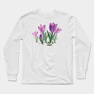 January 3rd birthday flower Long Sleeve T-Shirt